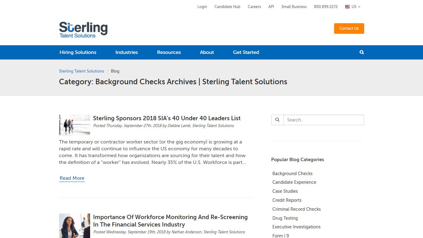 Background Checks Archives | Sterling Talent Solutions